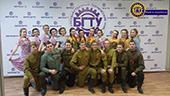 5 и 6 мая возле учебных корпусов БГТУ прошли мини-концерты «Танцы и песни Победы»